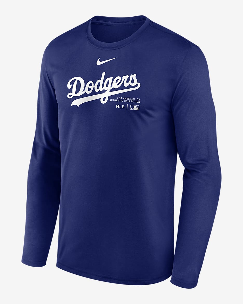 Los Angeles Dodgers Authentic Collection Practice Men's Nike Dri-FIT MLB  Long-Sleeve T-Shirt